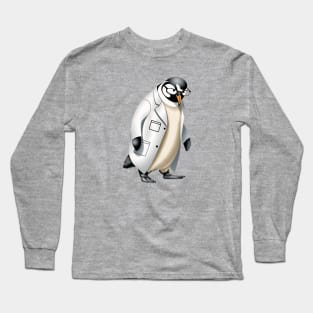 Scientist Penguin Long Sleeve T-Shirt